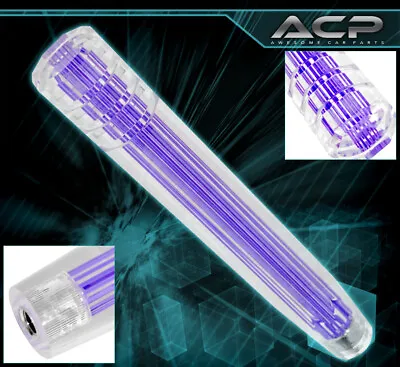 For Jeep 12  M12X1.25 Clear 3D Long Extended Shift Knob Short Throw Purple • $25.99