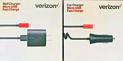 Original Verizon Micro USB Wall Charger OR Car Charger Samsung Galaxy FREE SHIP@ • $5.49