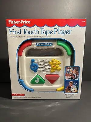 New Old Stock Vintage 1992 Fisher Price First Touch Cassette Tape Player • $33.25