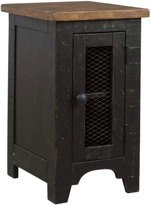 $224.99 • Buy Signature Design By Ashley Valebeck Rustic Farmhouse Chair Side End Table With C