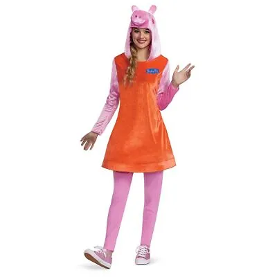 Adult Peppa Pig Mummy Pig Hooded Tunic Womens Mom Halloween Costume Disguise • $23.95