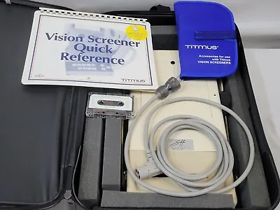 Titmus 2S Vision Testing Screener Optical Tester W/ Wheeling Case • $279.99