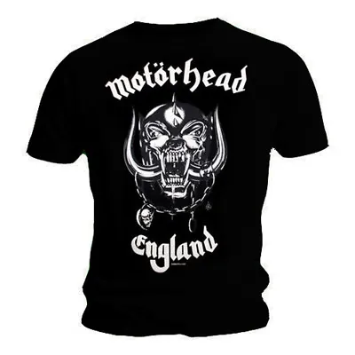 £14.94 • Buy Motorhead T Shirt England Official Mens Black Tee Everything Louder Lemmy NEW
