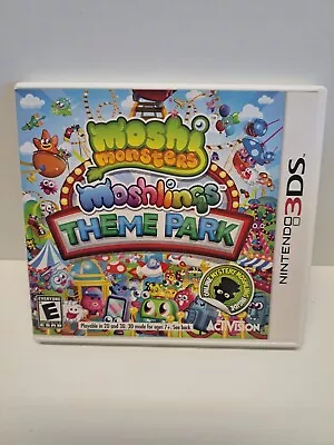 Moshi Monsters: Moshlings Theme Park (Nintendo 3DS 2012) Complete Cib  • $7.95