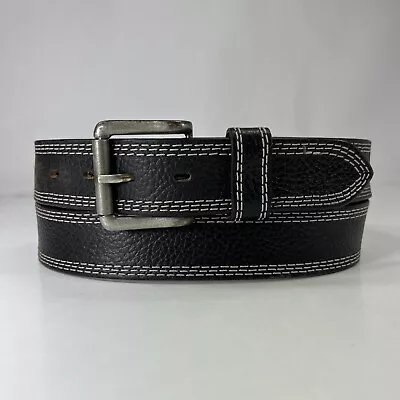 HD Xtreme Work Black Genuine Leather Work Belt - Men's Size 40 • $14.40