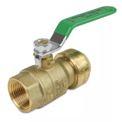 3/4  Push To Connect X 3/4  FPT Brass Ball Valve Lead-Free • $9.95