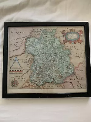 Very Rare 17th Century Map Of Denbighshire  • £150