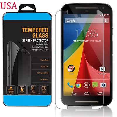For Motorola Moto G 2nd Gen XT1063 XT1064 Tempered Real Glass Screen Protector • $7.90