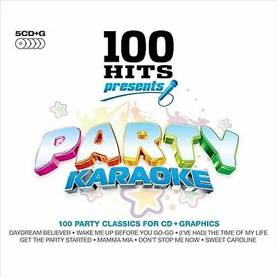 Various Artists : 100 Hits: Karaoke Party CD Box Set 5 Discs (2009) Great Value • £4.96