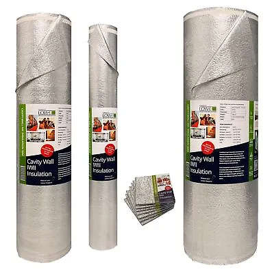 Low-E Insulation VCL Vapour Barrier Cavity Wall Insulation Lining Upgrade • £2.95