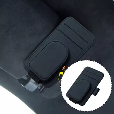 1x Car Interior Accessories Sun Visor Glasses Organizer Card Storage Bag Holder • $13.07