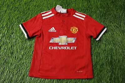 Manchester United 2017/2018 Football Shirt Jersey Home Adidas Original Kids 2-3y • $4.24