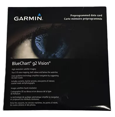 GARMIN BlueChart G2 Vision HD Australia East Coast MicroSD SD Card Map • $59.95