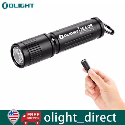 OLIGHT I3E EOS 90 Lumens LED Flashlight Mini EDC Light Keychain TIR Lens W/AAA • $9.95
