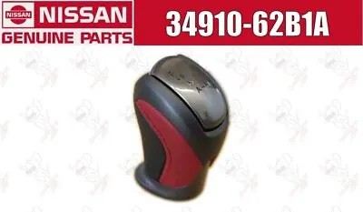 NISSAN NISMO Genuine R35 GTR GT-R Shift Lever Knob Red Black Leather OEM • $309.32