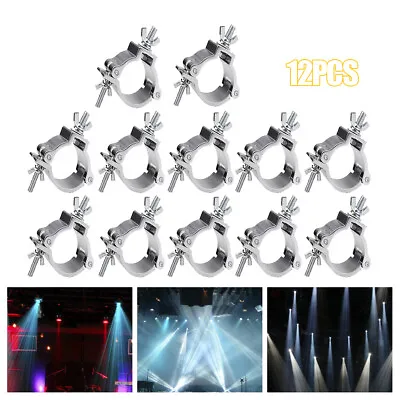 12x Stage Light Clamps Hook For DJ Truss Lighting O Clamp 2 Inch Aluminum Alloy • $36.10