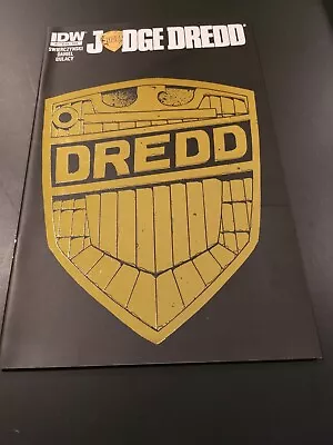 Judge Dredd #1 Nelson Daniel Subscription Gold Foil Variant IDW 2012 2nd Print • $9.99