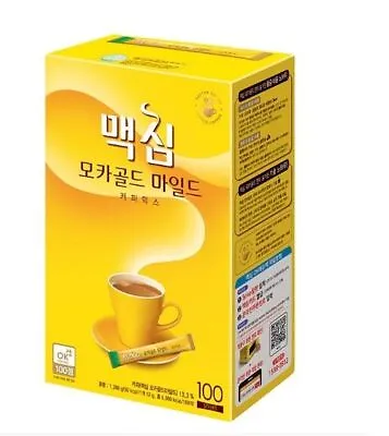 Maxim Mocha Gold Mild 100 Sticks Korea Instant Coffee Mix 1 Box • $57.32