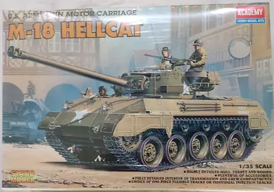 1997 - 1/35 - M-18 Hellcat US Army Gun Carriage - #1375 - New / Sealed Academy • $20