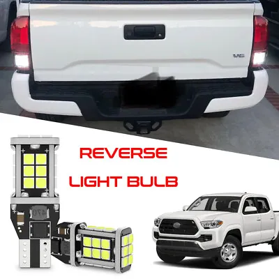 2pcs 6000K White 921 LED Backup Reverse Light Bulbs For Toyota Tacoma 2001-2022 • $9.99