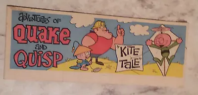 Vntg Adventures Of QUAKE & QUISP Premium  KITE TALE  Mini Comic Cereal Promo • $36.99