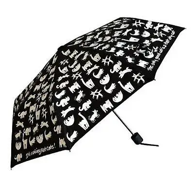 $19.95 • Buy UPF25 Shelta Flat Cats Mini Maxi Compact Umbrella