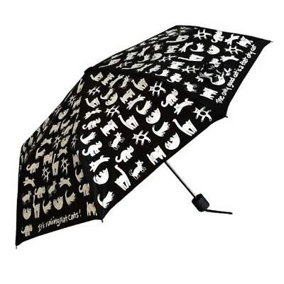 $19.95 • Buy UPF25 Shelta Flat Cats Mini Maxi Compact Umbrella