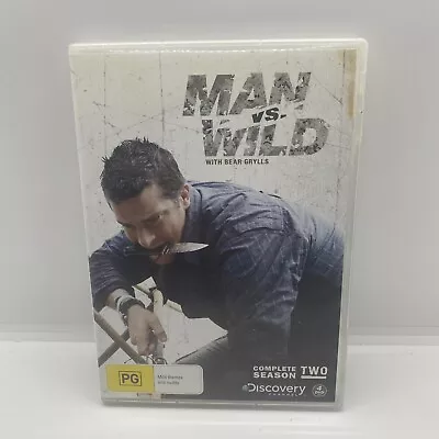 Man Vs Wild : Season 2 (DVD 2008) Region 4 Free Postage AU Seller • $7.82