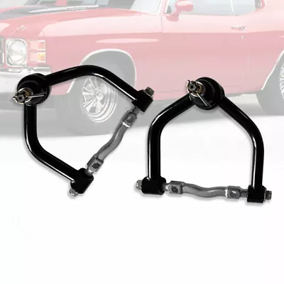 Front Upper Tubular Steel Suspension Control Arms Set Fits Ford Mustang II 74-78 • $125.88