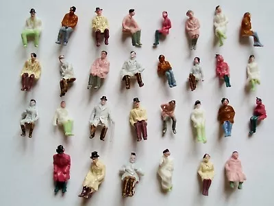 100-500 Pcs HO Scale 1:87 Painted Unpainted Model All Sitting People Passengers • $6.90