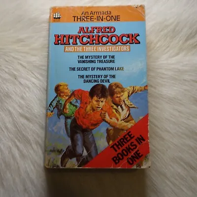 Vintage ALFRED HITCHCOCK AND THE THREE INVESTIGATORS Lot Omnibus Books 3 5 25  • $83.64