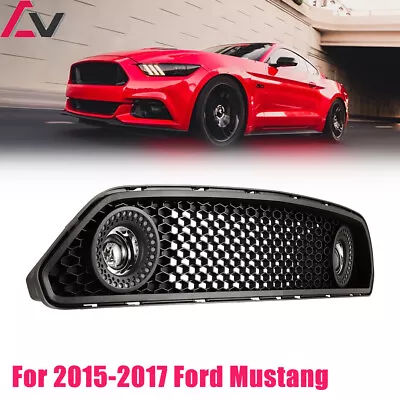 2015-2017 For Ford Mustang S550 Fog Lights Ring DRL LED Upper Grille Head Lamps • $229.99