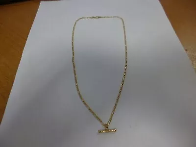 9ct Gold Necklace 16  Long • £22