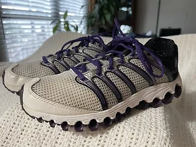 K-Swiss Women’s Tubes Athletic Shoes Size 10 Purple & White  VGUC 👀 • $29.95