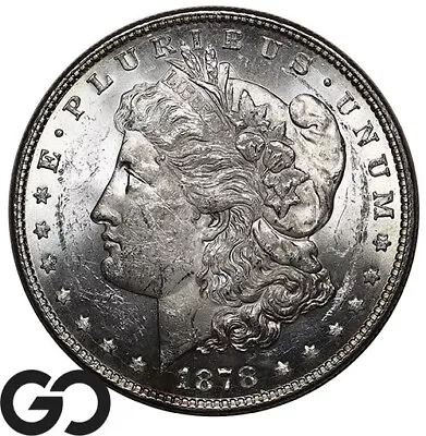 1878 7TF Morgan Silver Dollar Silver Coin 7 Tail Feathers Flashy PL Look! • $9.95