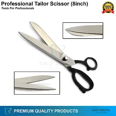 £10.94 • Buy Professional Tailoring Scissor 8  Dress Making Fabric Carpet / Shears Scissor
