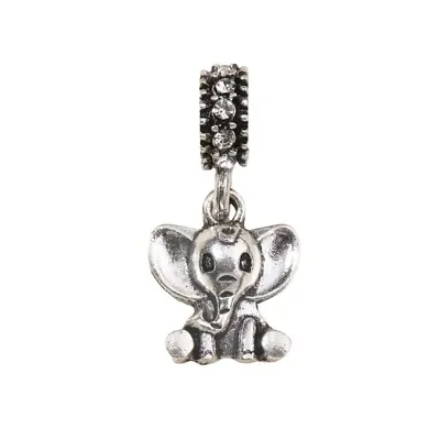 Cute Charm Pendant Elephant Vintage Gift DIY Make Your Own Bracelet Pretty  • £1.95