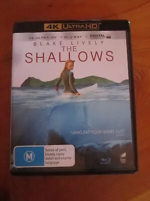 Dvd Blu-ray 4k  The Shallows  2 Disc Like New Must See **** Great • $9.95