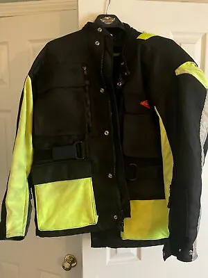 Cycleport Motorcycle Jacket  Made W/ Kevlar Gore-Tex Zip Lining & Armor USA MADE • $129