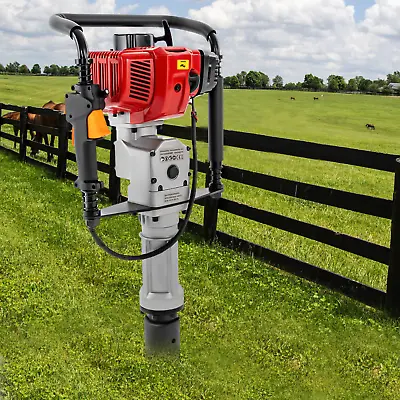 2.3HP Heavy Duty Gas Powered 52CC Fence Pile Driver T-Post Push Gasoline Engine • $261.25