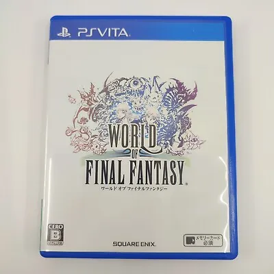 World Of Final Fantasy Boxed PS Vita Japan Japanese Game • $49.90