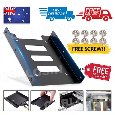 $4.10 • Buy PC Metal 2.5  To 3.5  SSD To HDD Mounting Adapter Bracket Hard Drive Holder