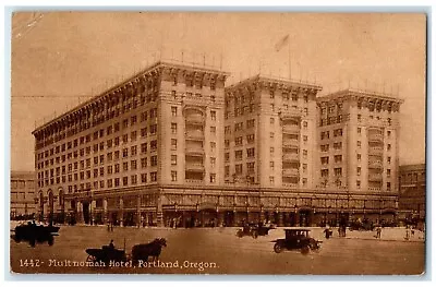 C1910 Multnomah Hotel Exterior Building Portland Oregon Vintage Antique Postcard • $12.97
