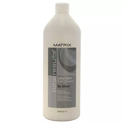 Matrix Total Results So Silver Shampoo 33.8 Oz - RARE • $44.64