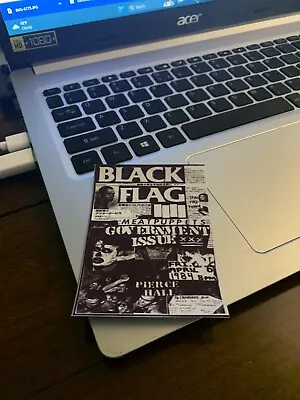 Concert Poster Sticker Black Flag / Meat Puppets 1984 • $4.49