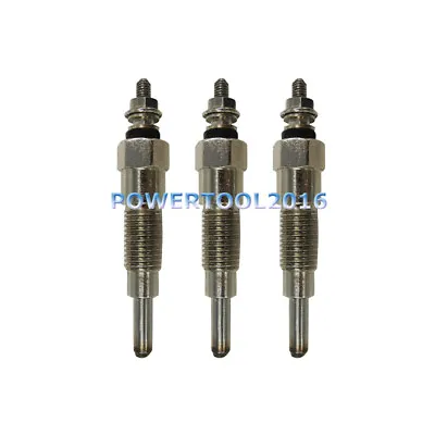 3 Pcs Glow Plug For Kubota 15261-65513 B5001 B5100 B5200 B6100 B6200 B7100 B7200 • $39.40