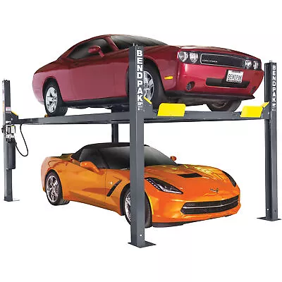 BendPak 4-Post Car Lift 9000-Lb. Capacity Gray Model# HD-9 • $5295