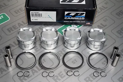 CP Forged Turbo Pistons Honda Civic D16Z6 9.0:1 76mm SC70261 • $885.15