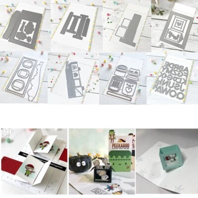 $8.57 • Buy Album Box Removable Metal Cutting Dies Paper Crafts DIY Stencil Scrapbooking