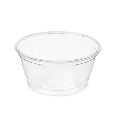 Clear Plastic Chutney Cups With Lids Sauce Dips Pots Deli Dessert  2oz 4oz • £9.50